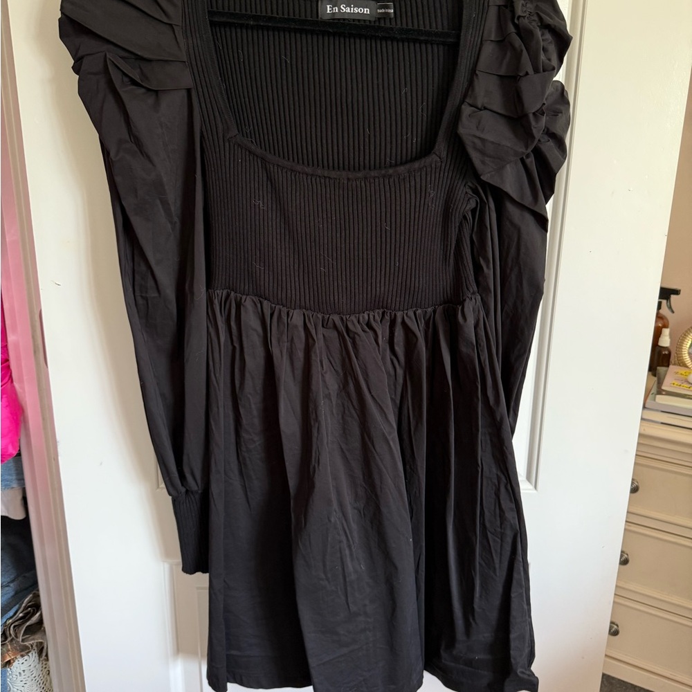 En Saison Black Women's Dress